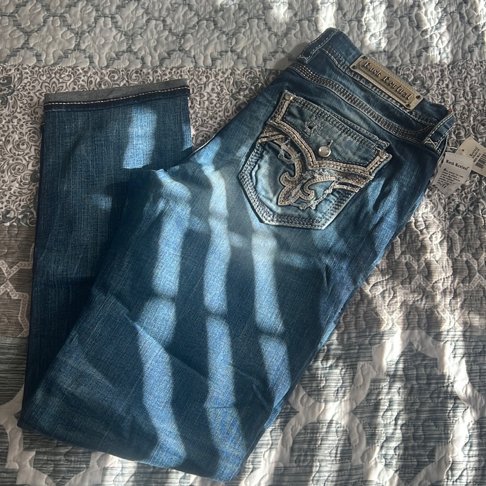 Rock Revival Mertie Easy Straight Jeans 34